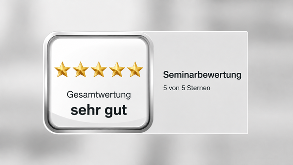 Sehr gut bewertet: Qualitätsmerkmal der W.A.F. Seminare für Betriebsräte Sehr gut bewertet: Qualitätsmerkmal der W.A.F. Seminare für Betriebsräte